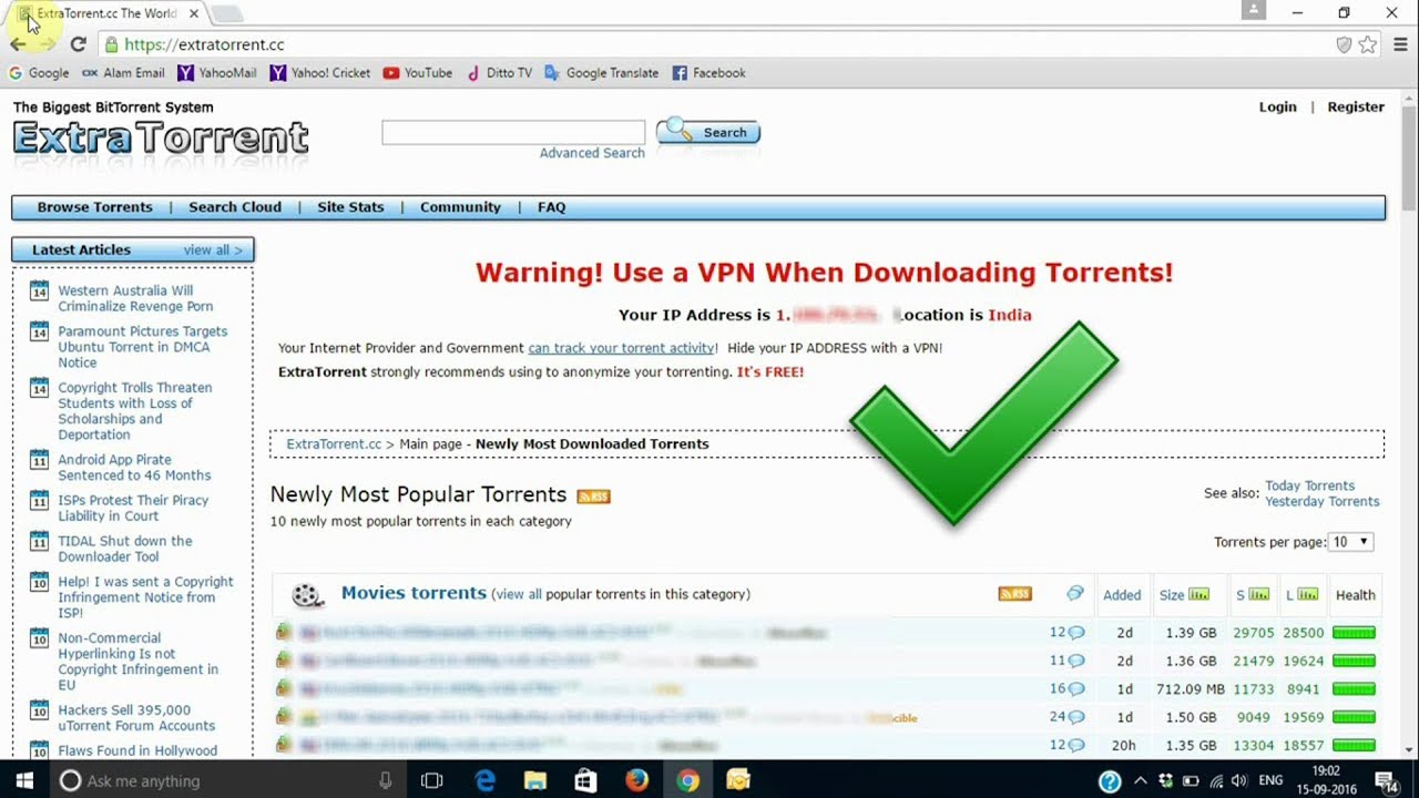 10 Best ExtraTorrents