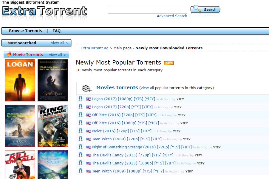 ExtraTorrents Proxy And Mirror Sites – 2021