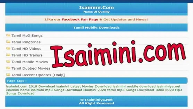 Isaimini website